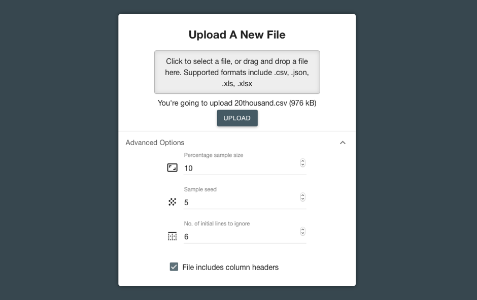 Upload Setting Additions