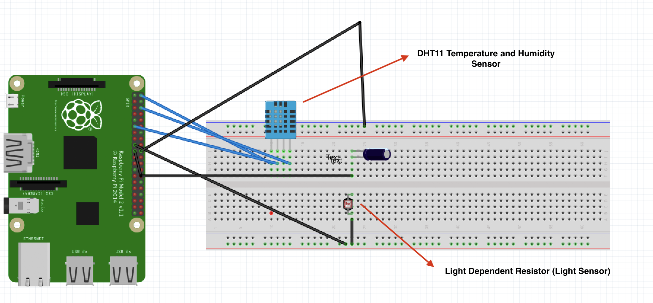 Raspberry Pi circuit