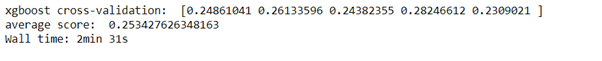 xgboost cross-val score