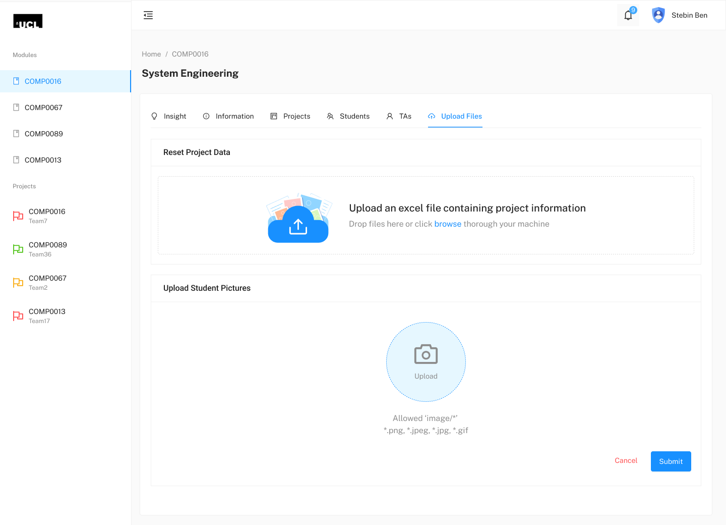 Figma Bulk Upload of Student Data