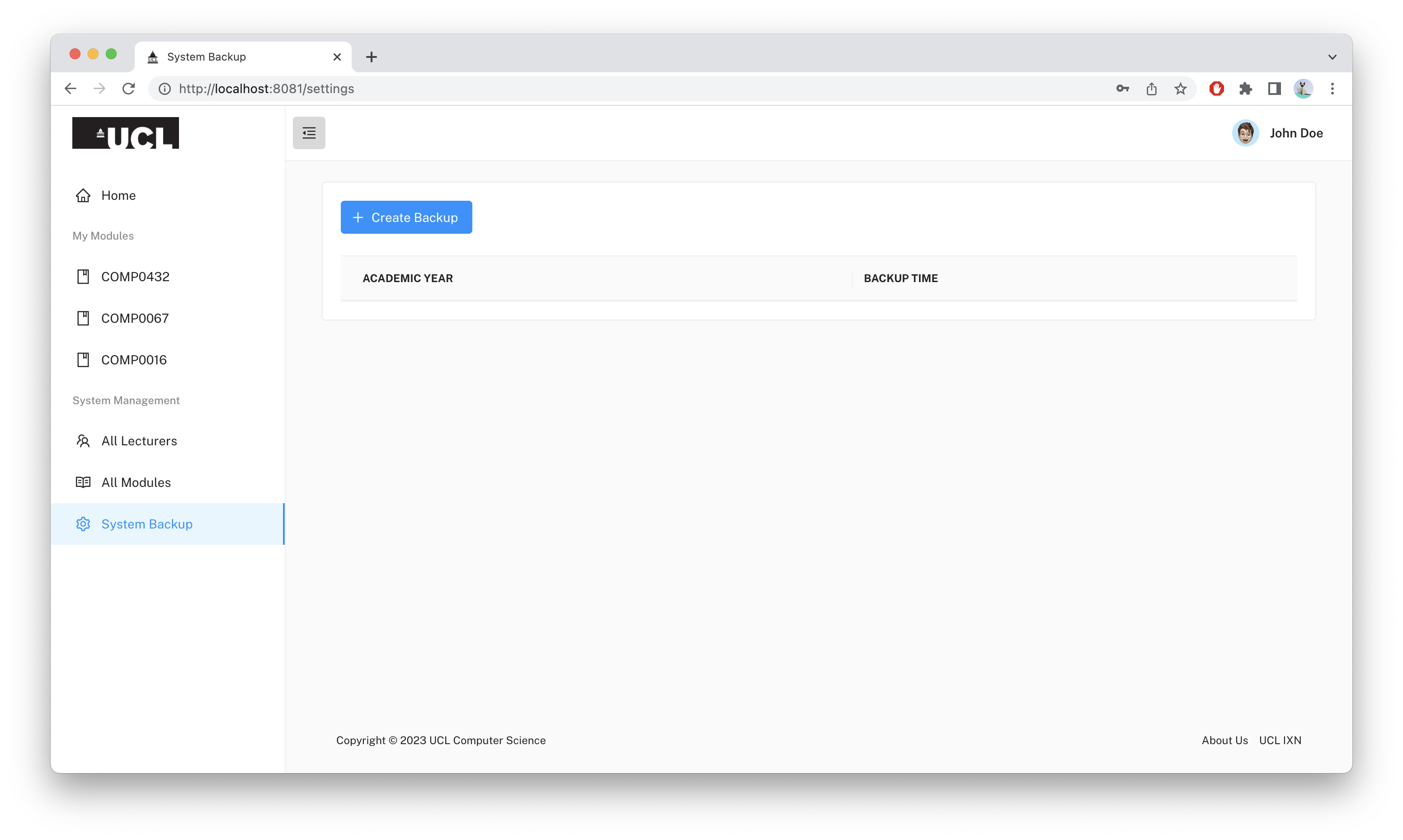 Impl Backup 2