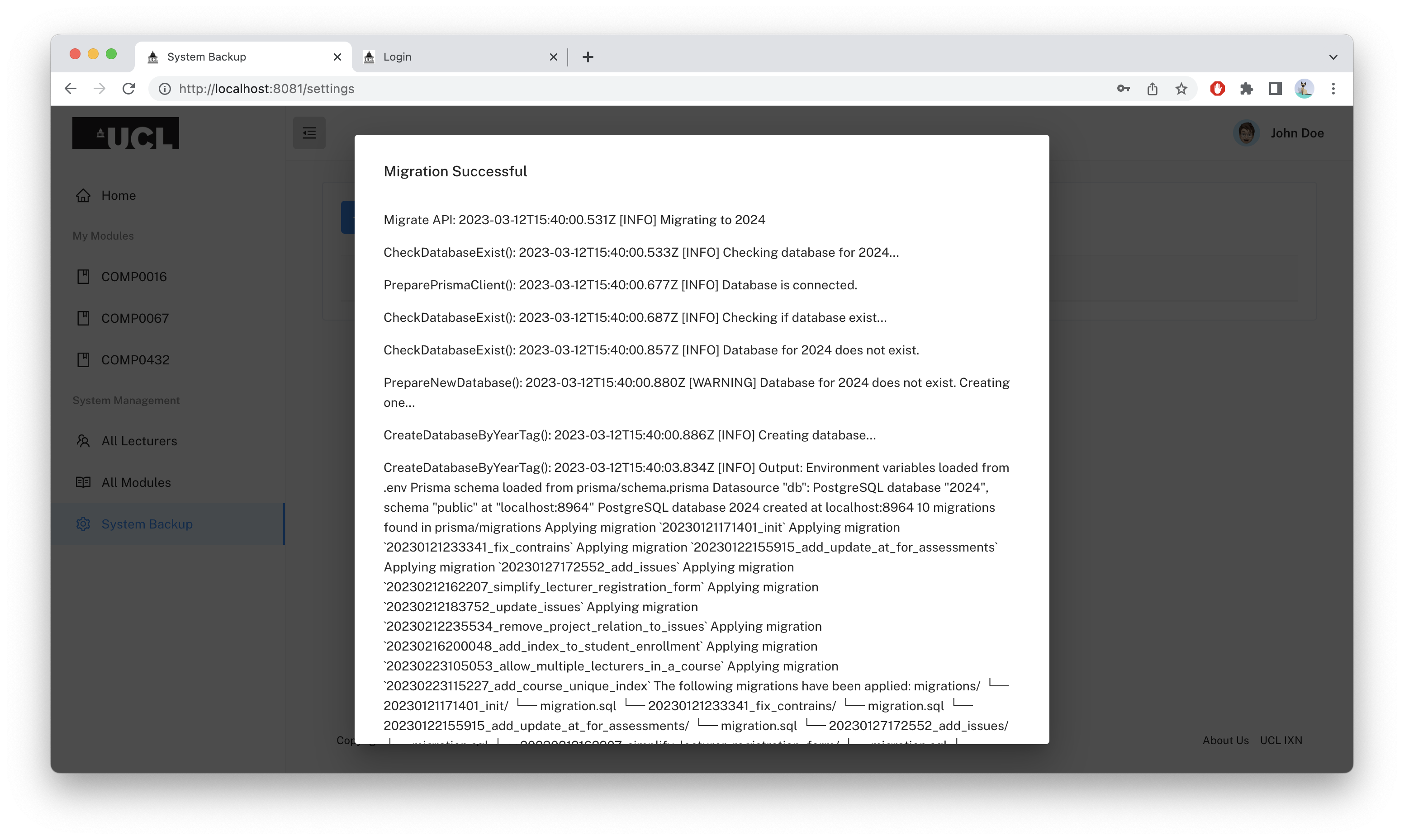 Impl Backup 4