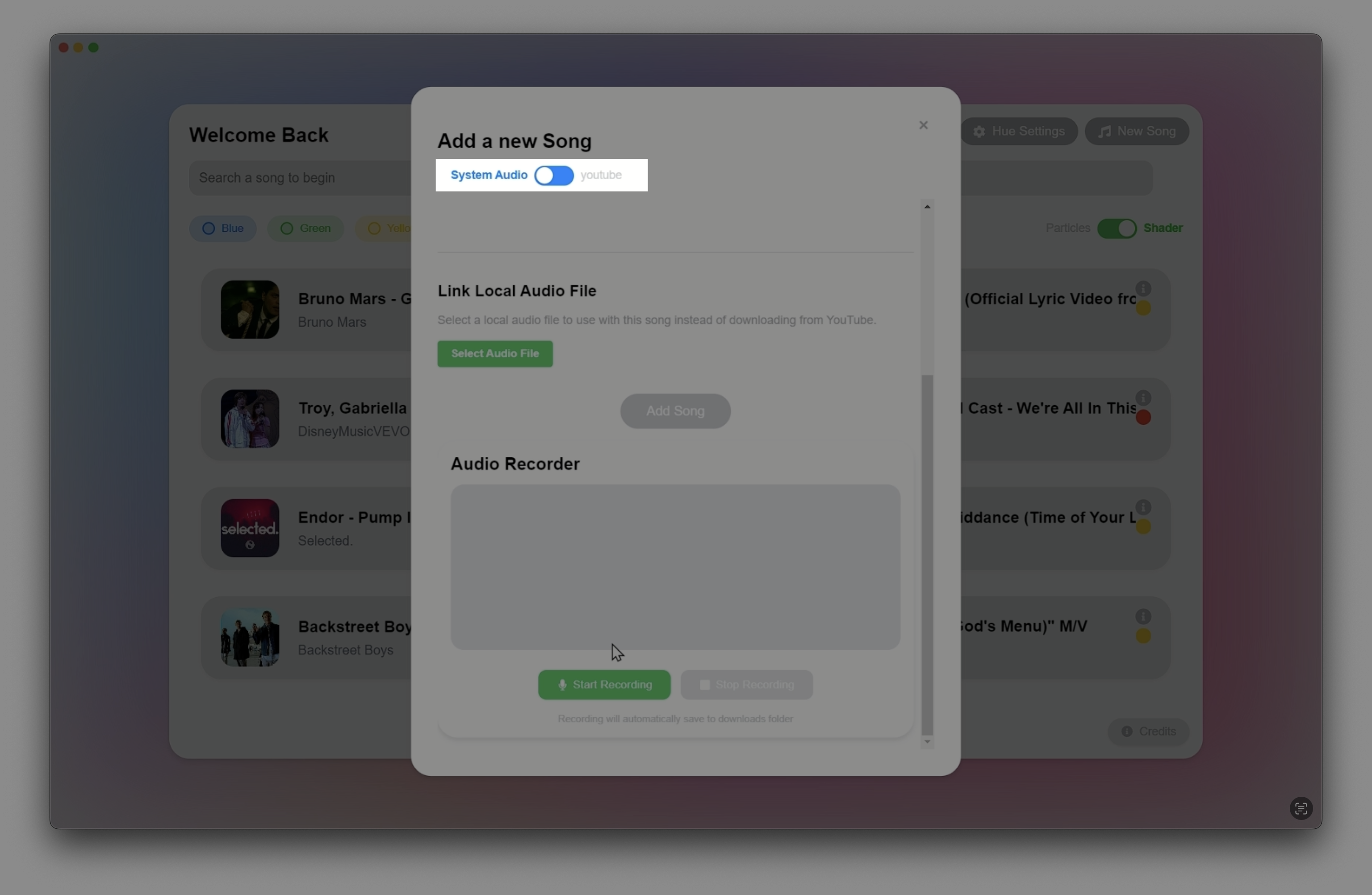YouTube Toggle