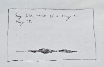 Initial concept for the user interface