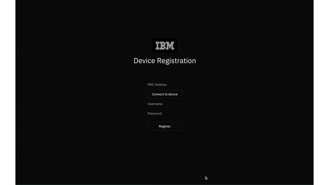 Registration Step 1
