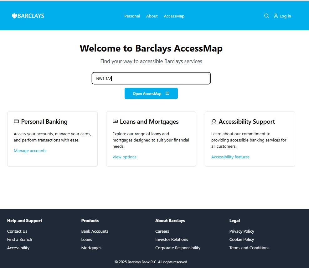 Step 1: Entering location text