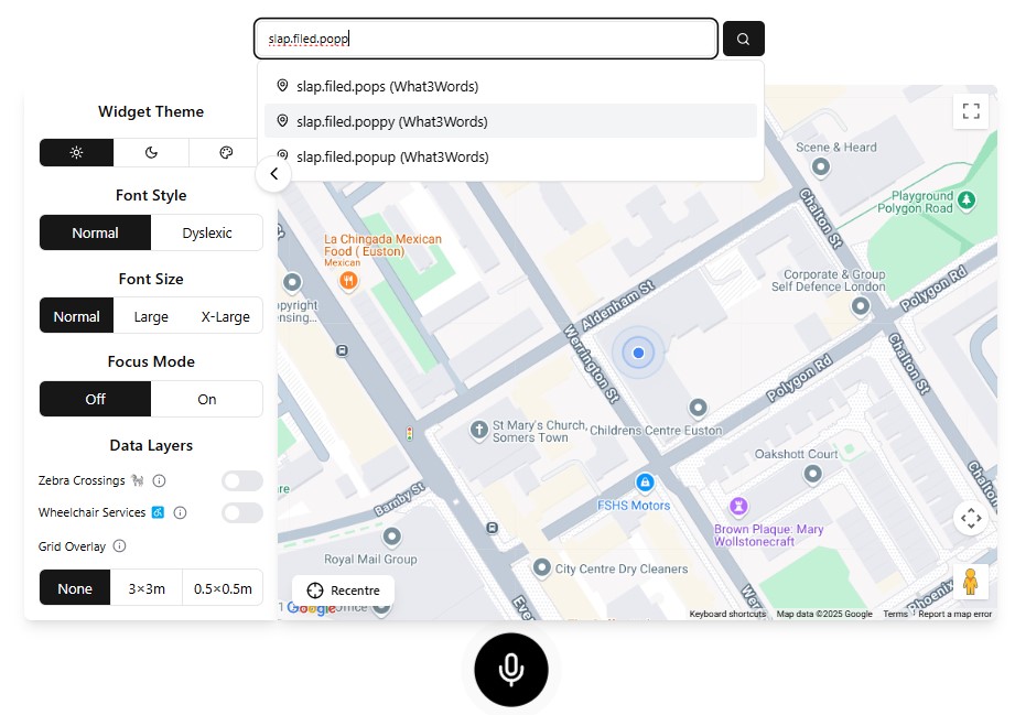 Step 2: Selecting from autocomplete
