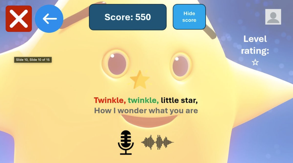 Practice Session Interface