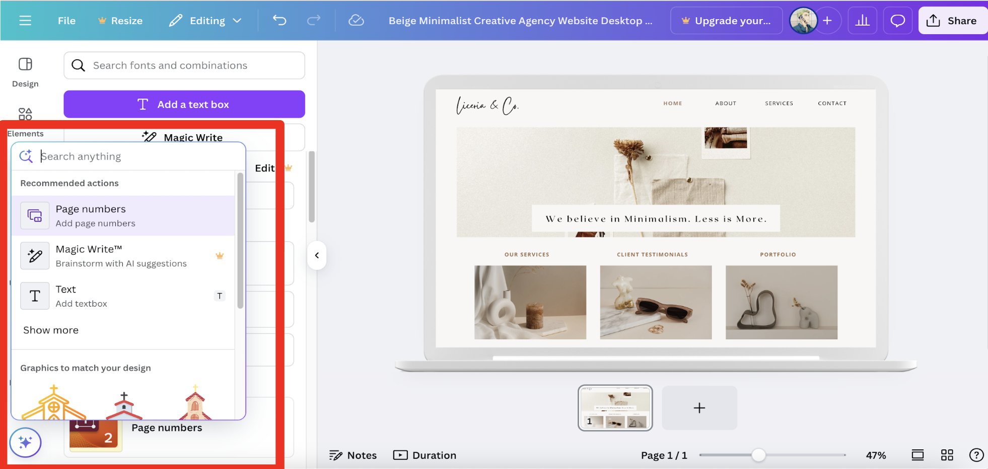 Wix Screenshot 1