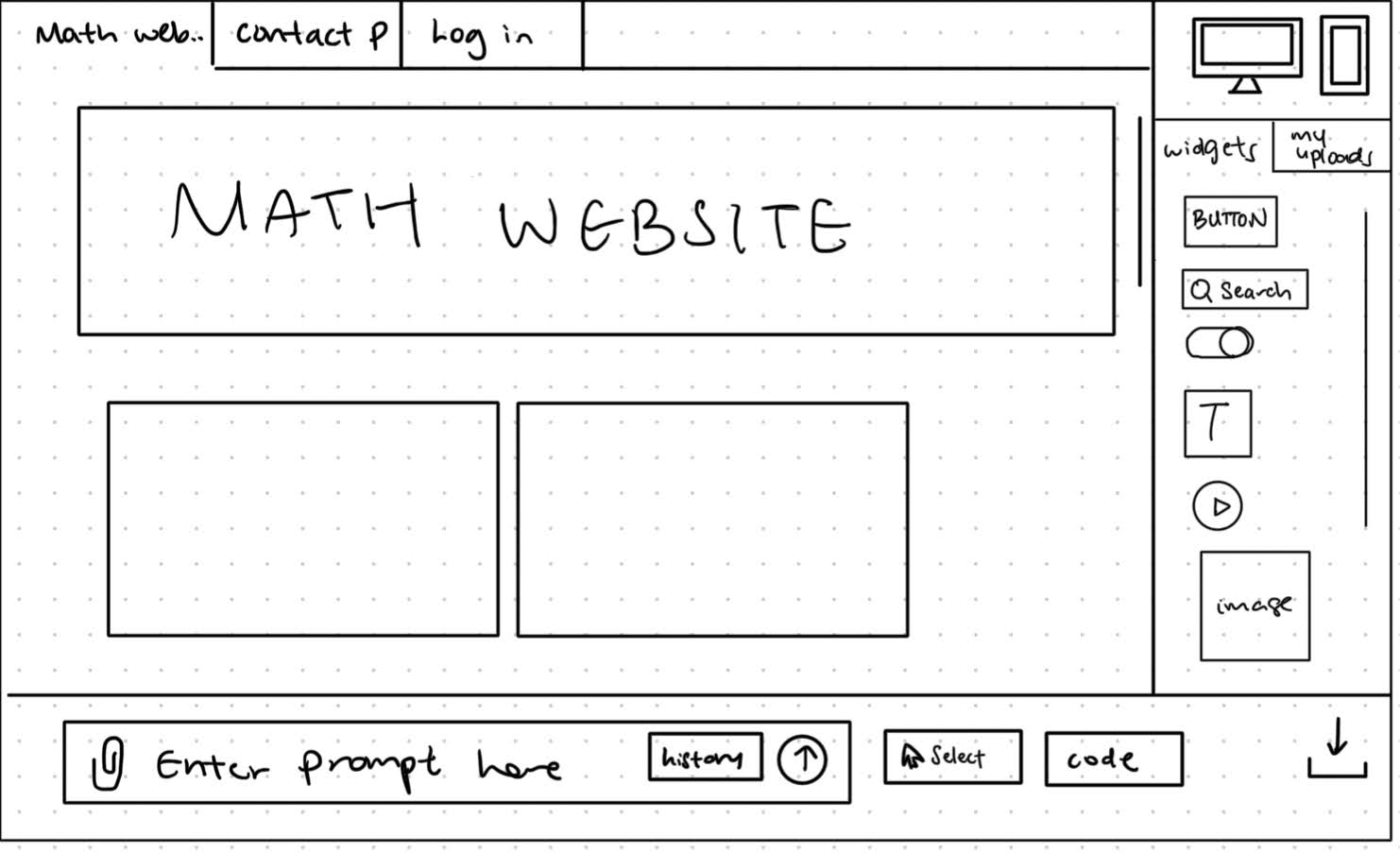 Design B Sketch 1