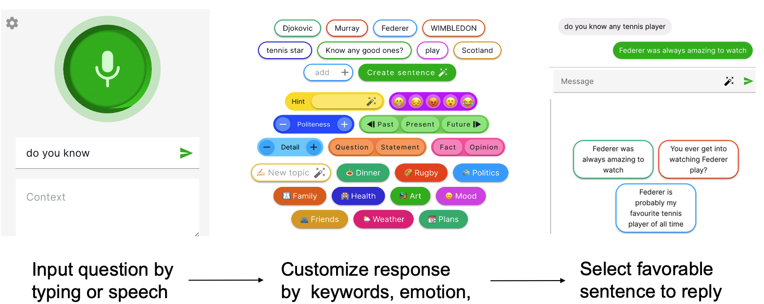 Ossia Voice Setup Screen