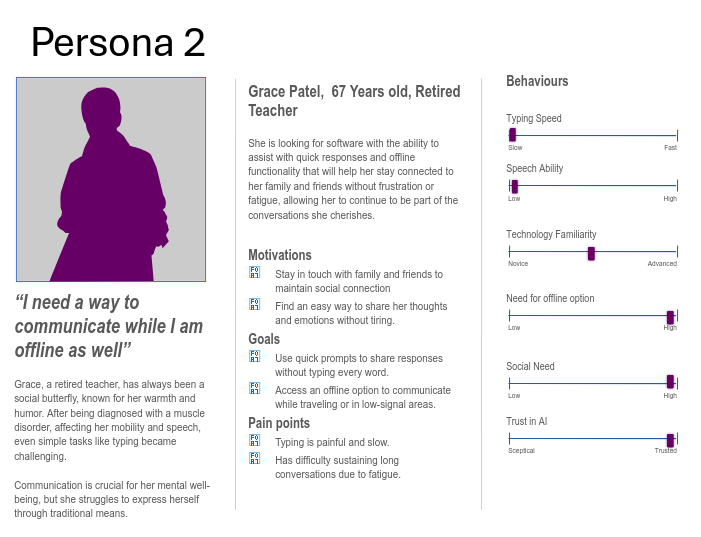 Persona 2 - Caregiver