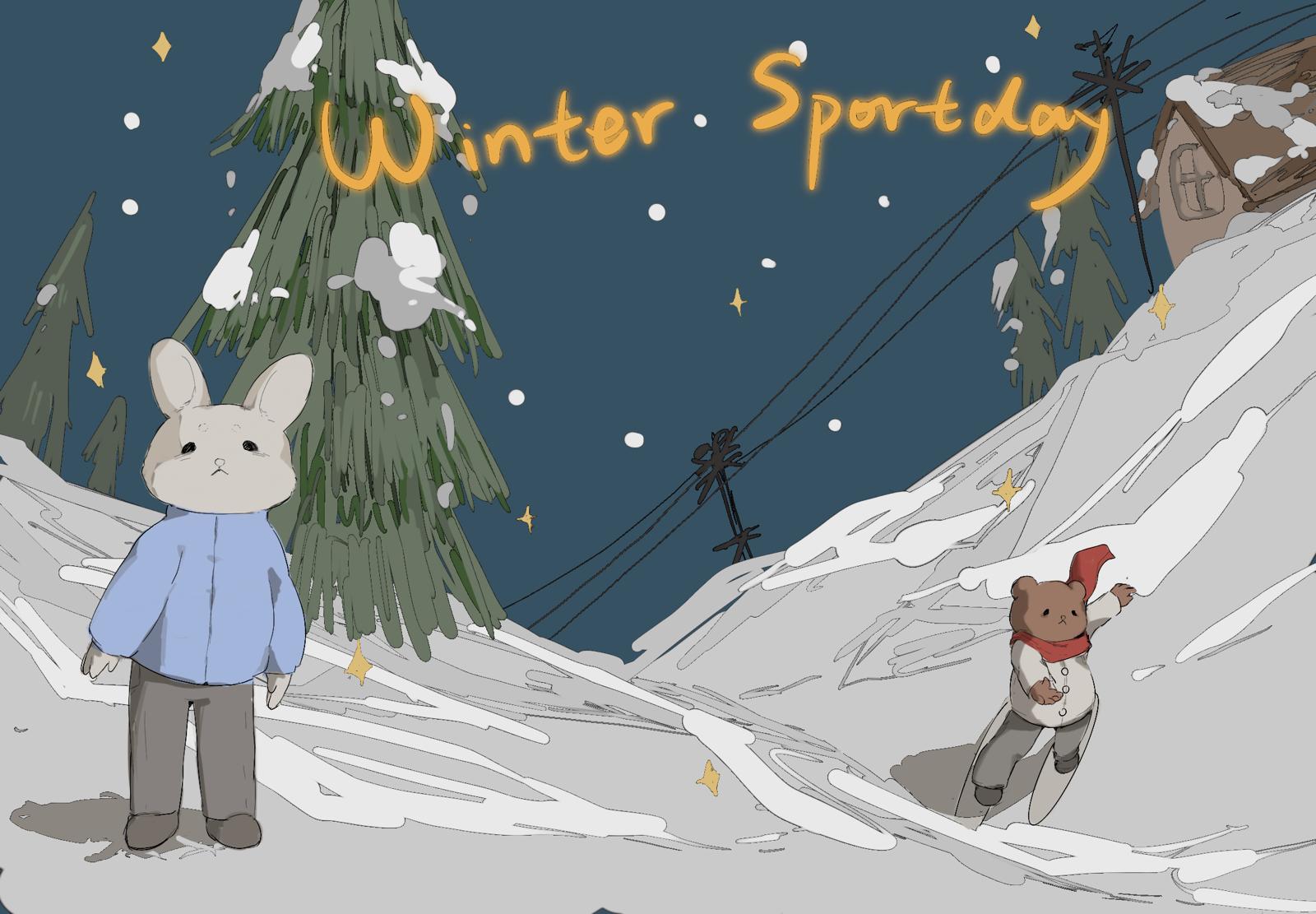 Superhero Sportsday Winter Edition gameplay